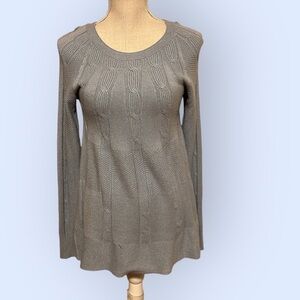 Evolution blue long sleeve sweater, size XS